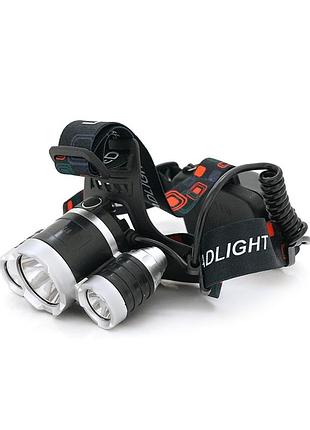 Фонарик rj-3000-t6, cree xml-t, 4 реж., водостойкий, ударопрочный, 2x18650 ак-тор, азу, сзу, box