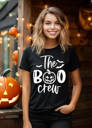 Футболка на хелловін the boo crew