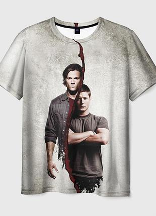 Футболка 3d «сверхъестественное - winchester» unisex