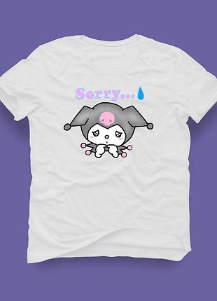 Футболка «куроми iii» unisex белая