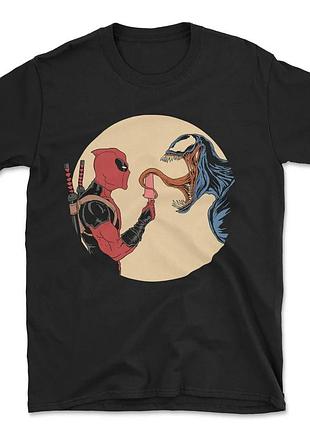 Футболка deadpool and venom unisex