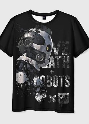 Футболка 3d «love death and robots» unisex