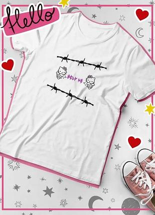 Футболка hello kitty unisex