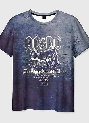 Футболка 3d «ac/dc»