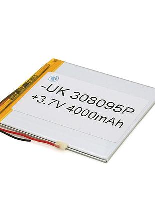 Літій-полімерний акумулятор 3*80*95mm (li-ion 3.7в 4000ма·год)
