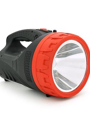 Фонарь переносной yj-2829, 1+25 led, 1+1 режим, встроенный аккумулятор 6000mah, кабель 220в, box