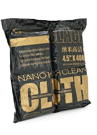 Салфетки mechanic nano black 4,5 дюйма (11,5*11,5 см), 400 шт