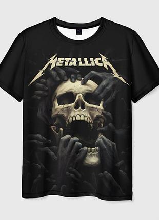 Футболка 3d «metallica» unisex