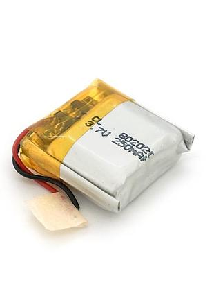 Литий-полимерный аккумулятор 8*20*20mm (li-ion 3.7в 250мач)