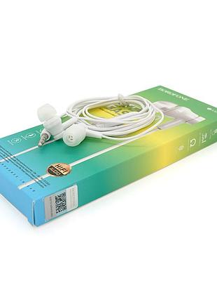 Наушники ведущие borofone bm67, 1,2м, white, box