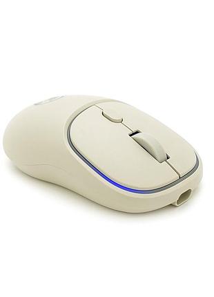 Миша бездротова imice w-618, 4 кнопки, 800/1200/1600 dpi, 2.4ghz 10м, windows xp/vista/win7/8/10 mac os x, rechargable, white,
