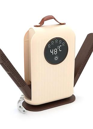 Сушарка для взуття, shoe dryer sh-6, 220v/12w, сенсорне керування, таймер. beige. box