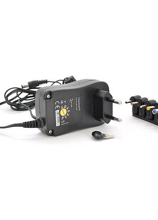 Универсальный бп input 100v-240v 50-60mhz, output :3v-12v-2.a 24w, 6 г-образных разъемов 2.35*0.75/ 3.0*1.1/3.5*1.35/4.0*1.7/5.