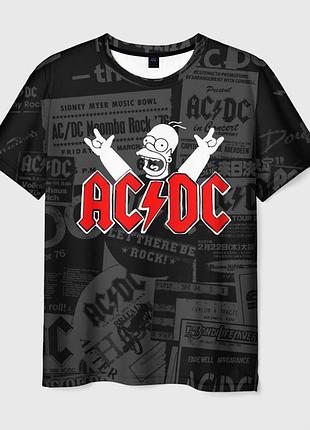 Футболка 3d «ac/dc» unisex