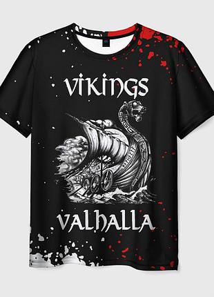Футболка 3d «викинги: вальхалла / vikings: valhalla» unisex