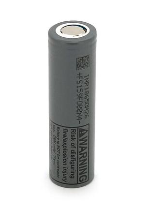 Акумулятор li-ion 18650 lg inr18650m26, 2500mah, 10a, 4.2/3.6/2.5v, grey, 2 шт в упаковці, ціна за 1 шт