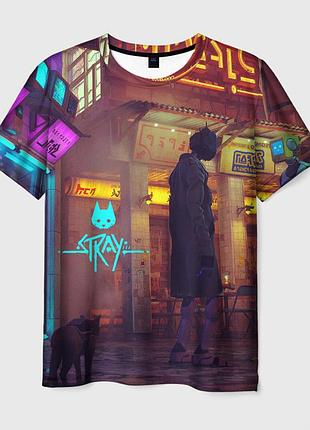 Футболка 3d «stray» unisex