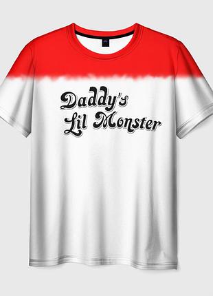 Футболка 3d «отряд самоубийц - daddy's lil monster» unisex