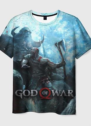 Футболка 3d «god of war»