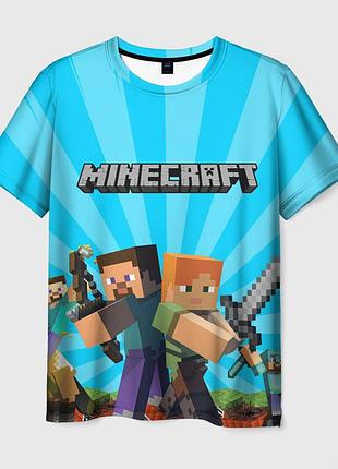 Футболка 3d майнкрафт unisex