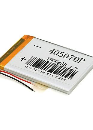 Литий-полимерный аккумулятор 4*50*70mm (li-ion 3.7в 1800мач)