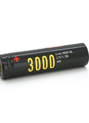 Акумулятор li-ion soshine 18650 18650usb-3.7-3000, microusb, 3000mah, 5a, 4.2/3.6/2.75v, black