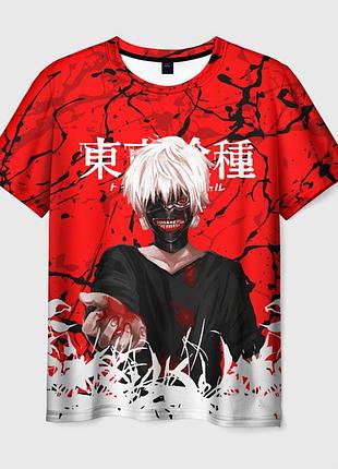 Футболка 3d «tokyo ghoul» unisex