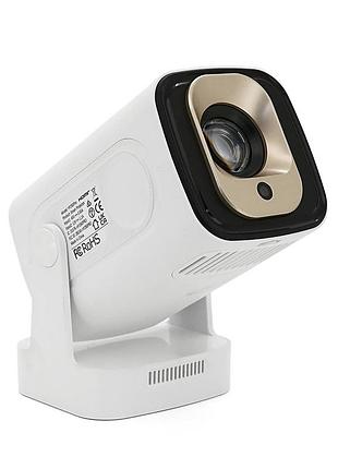 Смарт проєктор hy260 pro, android 14, 1080p, 200 ansi, wi-fi 2.4 + 5g, white, box