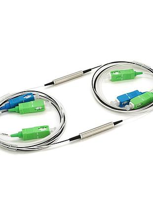 Фільтр оптичний merlion fwdm 1310/1490/(1515-1620) sc/upc/(sc/apc), 2 шт. в упаковці, ціна за упаковку