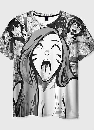 Футболка 3d с принтом «belle delphine ahegao»