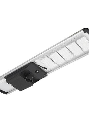 Solar led фонарь anern an-slz-80w, 80w,240led, 768wh lifepo4, 18v 100w, 210lm/w, 120°, заряд 8 ч, разряд 4 часа, ip66. aluminium +
