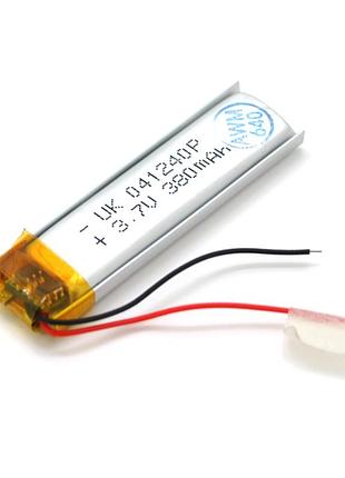 Литий-полимерный аккумулятор 4*08*40mm (li-ion 3.7в 350мач)