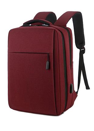 Рюкзак для ноутбука 16", baogou-r, материал нейлон / полиестр / ткань оксфорд, 20-35l, красный, q35