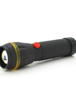 Фонарик ручной bailong bl-7083, 2 режима, zoom, питание 3*ааа (нет в комплекте), mix color, 130х33х27,ip40. blister