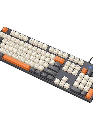 Клавиатура ведущая hoco gm61, usb, 104 клавиши, (eng/pyc), gray, box