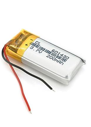 Литий-полимерный аккумулятор 6*14*30mm (li-ion 3.7в 200мач)