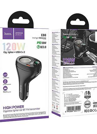 Fm- модулятор hoco e88, black, box 6