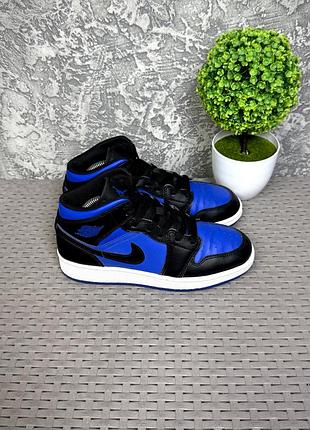 Jordan air mid 1 кроссовки 37 размер баскетбольные кожаные