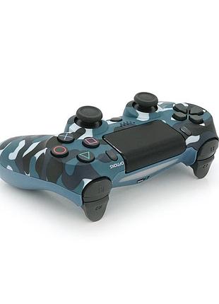 Геймпад brazzers беспроводной для ps4 wireless dualshock 4, разъем для наушников, led light bar, blue, 3.7v, 600mah, blister-box