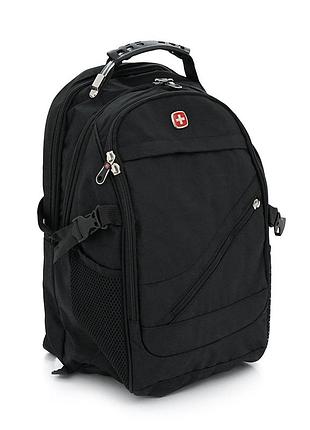 Міський ергономічний рюкзак swissgear 8810, 55 літрів, black