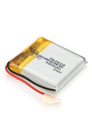 Литий-полимерный аккумулятор 5,6*28*28mm (li-ion 3.7в 480мач)
