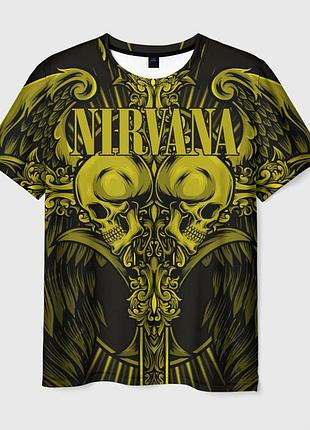 Футболка 3d «nirvana» unisex