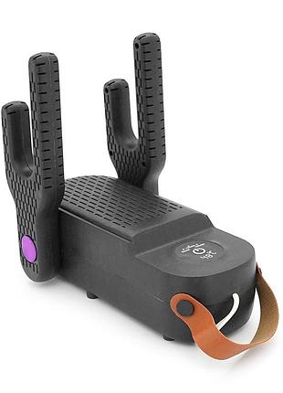 Сушарка для взуття, shoe dryer sh-3, 220v/12w, сенсорне керування, таймер. black. box