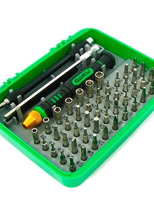 Набор отверток bakku bk-3051 (ручка + 47насадок), box