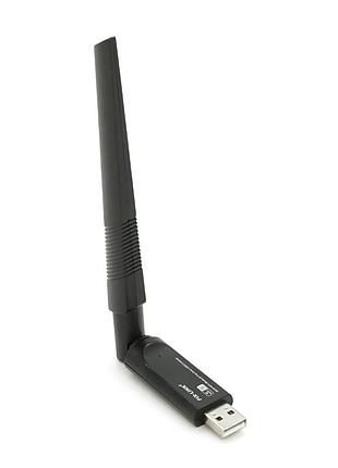 Беспроводной сетевой адаптер wi-fi-usb lv-uac24bd, rtl8811cu, bluetooth, с антенной, 802.11 a/b/g/n, 650mbps, box