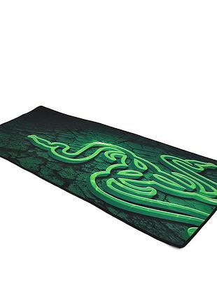 Коврик 300*800 тканевый razer-bs с боковой прошивкой, толщина 3 мм, цвет black, пакет