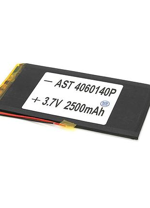 Литий-полимерный аккумулятор 4*60*140mm (li-ion 3.7в 2500мач)
