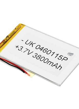 Літій-полімерний акумулятор 4*60*115mm 3,7v (li-ion 3.7в 3500ма·год)