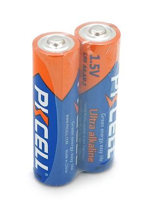 Батарейка лужна pkcell 1.5v aa / lr6, 2 штуки shrink ціна за shrink, q30