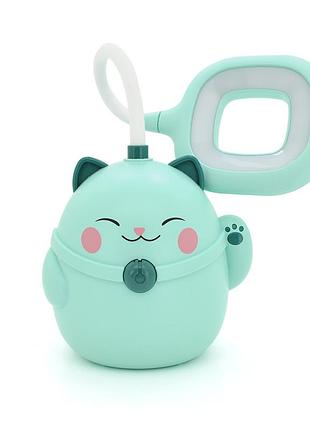 Гибкая настольная лампа green cat с органайзером сs-290-3, 2 режима, 4.2v 600mah. 3 часа работы, 42см, 200гр, box